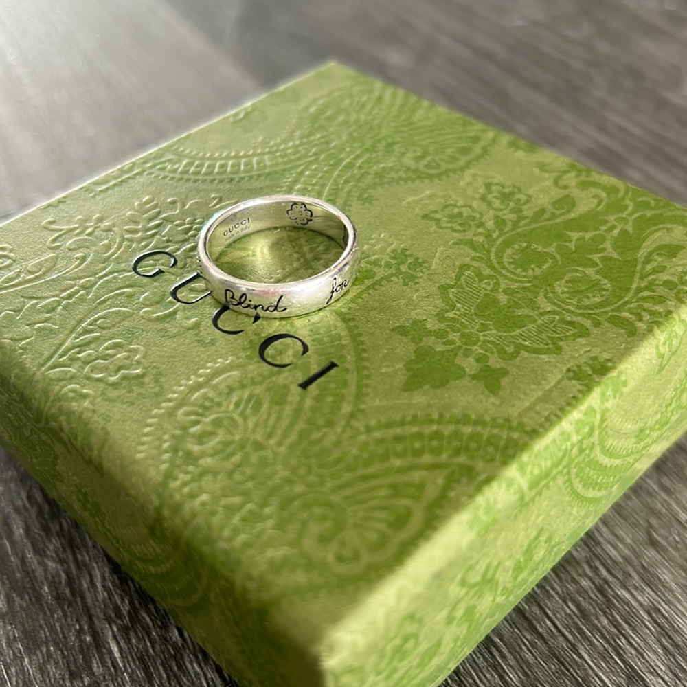 COPY - Gucci Love Is Blind Ring Size 16